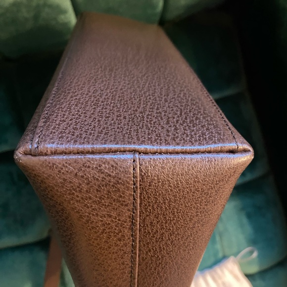 Gucci Brown Leather Vintage Box Style Purse - Picture 12 of 13